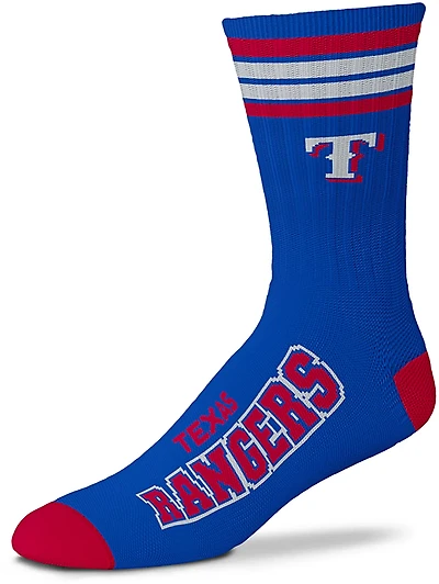 For Bare Feet Texas Rangers Mascot Fever Socks