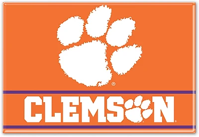 WinCraft Clemson University 2 in x 3 in Primary Fridge Magnet