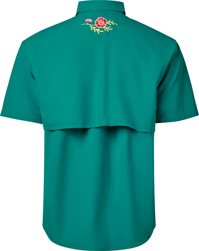 Magellan Outdoors Men's Laguna Madre Flores Button Down Shirt