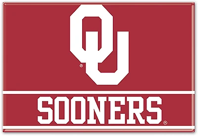 WinCraft University of Oklahoma 2 in x 3 in Primary Fridge Magnet