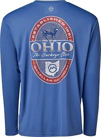 Magellan Outdoors Men’s Local State Ohio Long Sleeve Graphic T-shirt