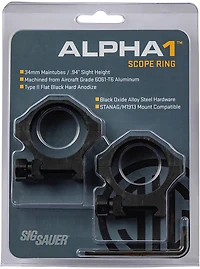 SIG SAUER Alpha 1 34mm Medium Scope Rings
