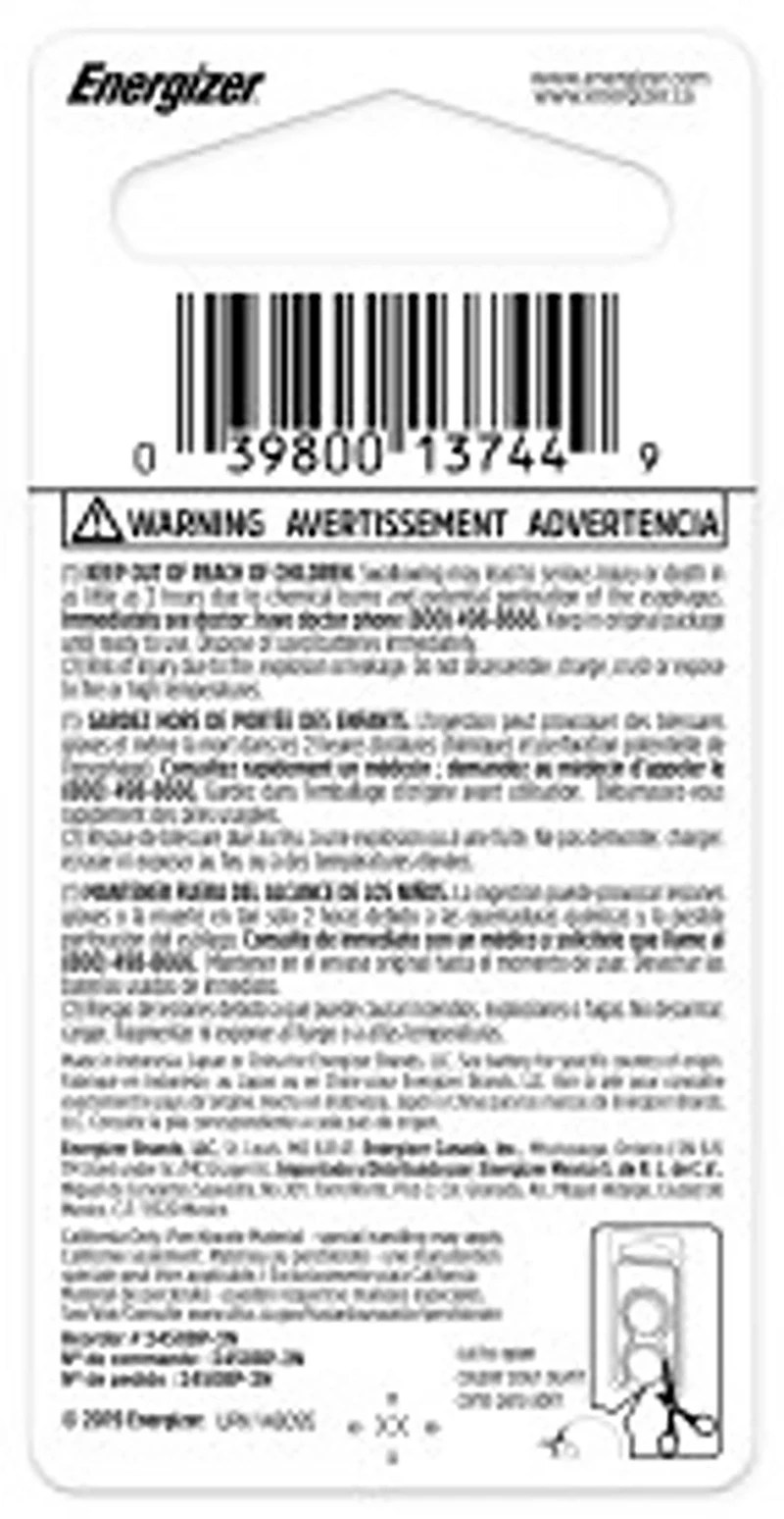 Energizer 2450 Lithium Coin Batteries 2-Pack