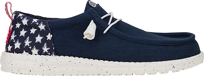 HEYDUDE Men's Wally Americana Funk Stars Slip-on Shoes