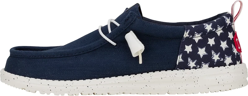 HEYDUDE Men's Wally Americana Funk Stars Slip-on Shoes