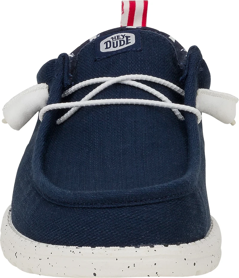 HEYDUDE Men's Wally Americana Funk Stars Slip-on Shoes