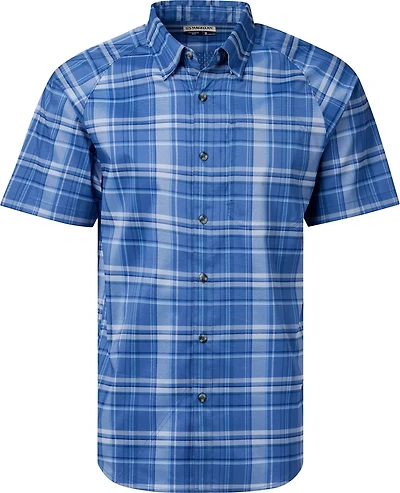 Magellan Outdoors Men's Hickory Canyon Plaid Short Sleeve Shirt