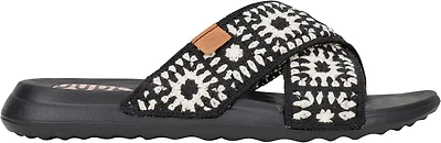 Hey Dude Women's Christi Slide Cottage Crochet Sandals