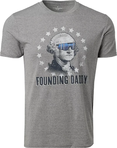 Academy Sports + Outdoors Men's Americana Founding Daddy T-shirt
