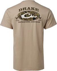Drake Waterfowl Men's Oval Old School Camo Short Sleeve T-shirt