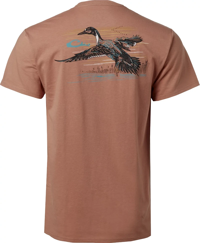 DRAKE WATERFOWL PINTAIL SUNRISE T-SHIRT