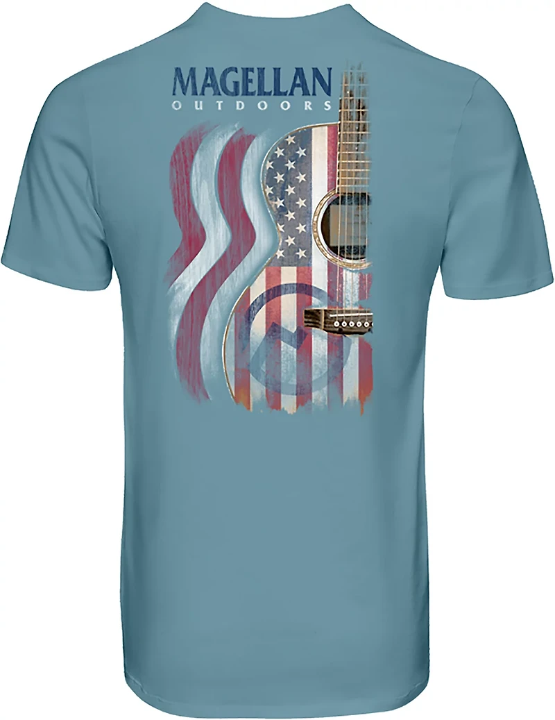 Magellan Outdoors Men's Guitar Flag T-shirt