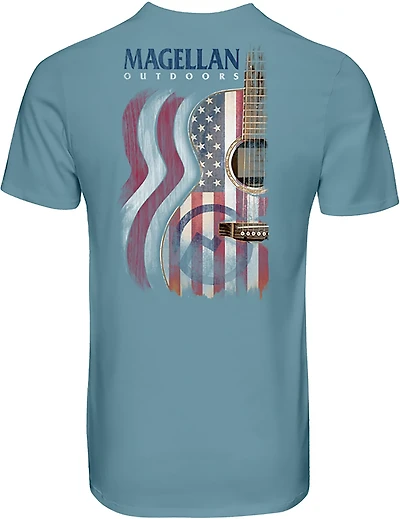 Magellan Outdoors Men's Guitar Flag T-shirt