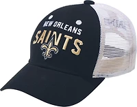 Outerstuff Boys' New Orleans Saints Core Lockup Mesh Back Adjustable Cap