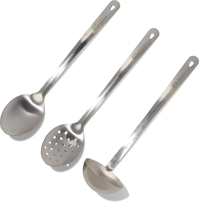 Outdoor Gourmet 3-Piece Stainless-Steel Serving Set