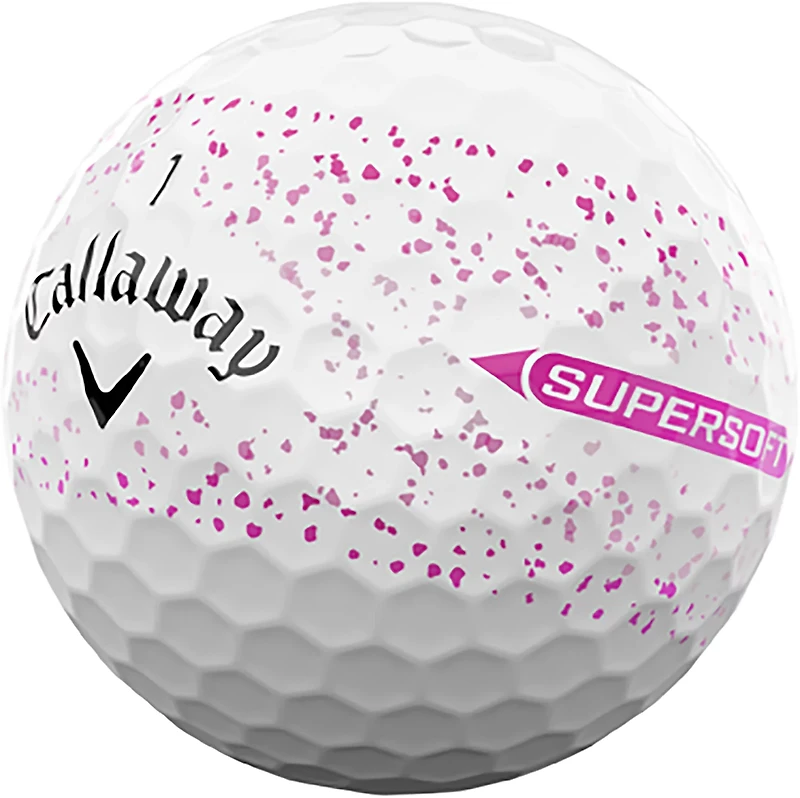 Callaway 2024 SuperSoft Splatter Golf Balls 12-Pack