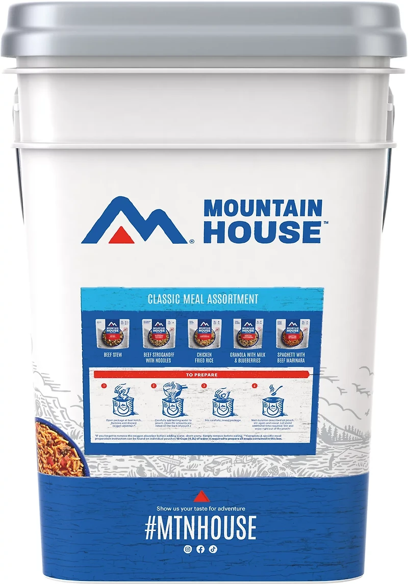Mountain House Dry Just In Case Classic Meal Bucket
