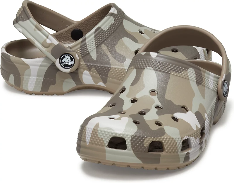 Crocs Kids' PSGS Classic Camo Clogs