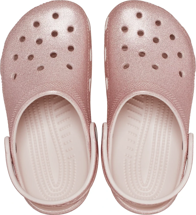 Crocs Kids' Classic Glitter III Clogs