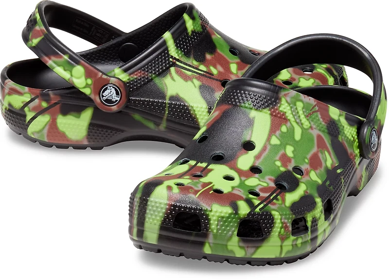 Crocs Adults' Classic Spray Camo Clogs