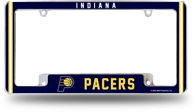 Rico Indiana Pacers Allover Chrome License Plate Frame