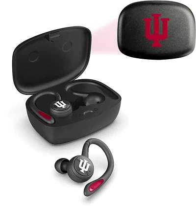 Prime Brands Group Indiana Hoosiers Sport True Wireless Earbuds Version 3 Headphones