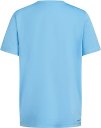 adidas Boys' Pebble Camo Logo Short Sleeve Shirt