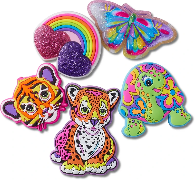 Crocs Jibbitz Lisa Frank Charms 5-Pack