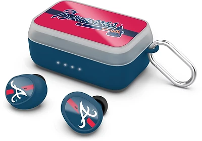 Prime Brands Group Atlanta Braves True Wireless Earbuds Version 6 Headphones