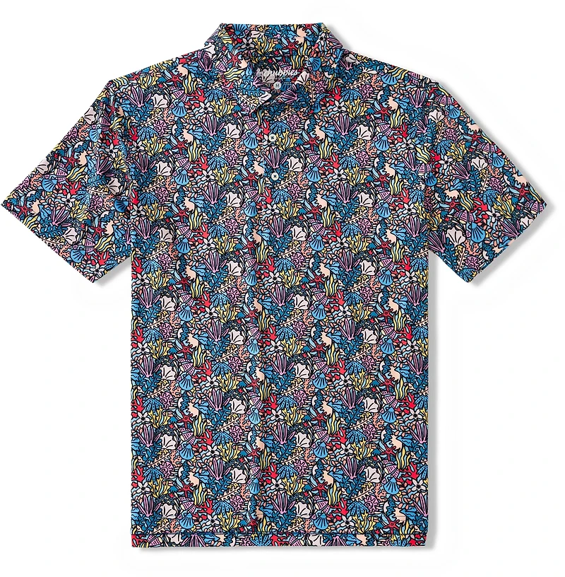 Chubbies Men's The Reef Explorer Performance Polo Shirt at