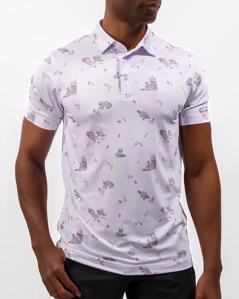 Waggle Men's Bev Cart Bandit Polo