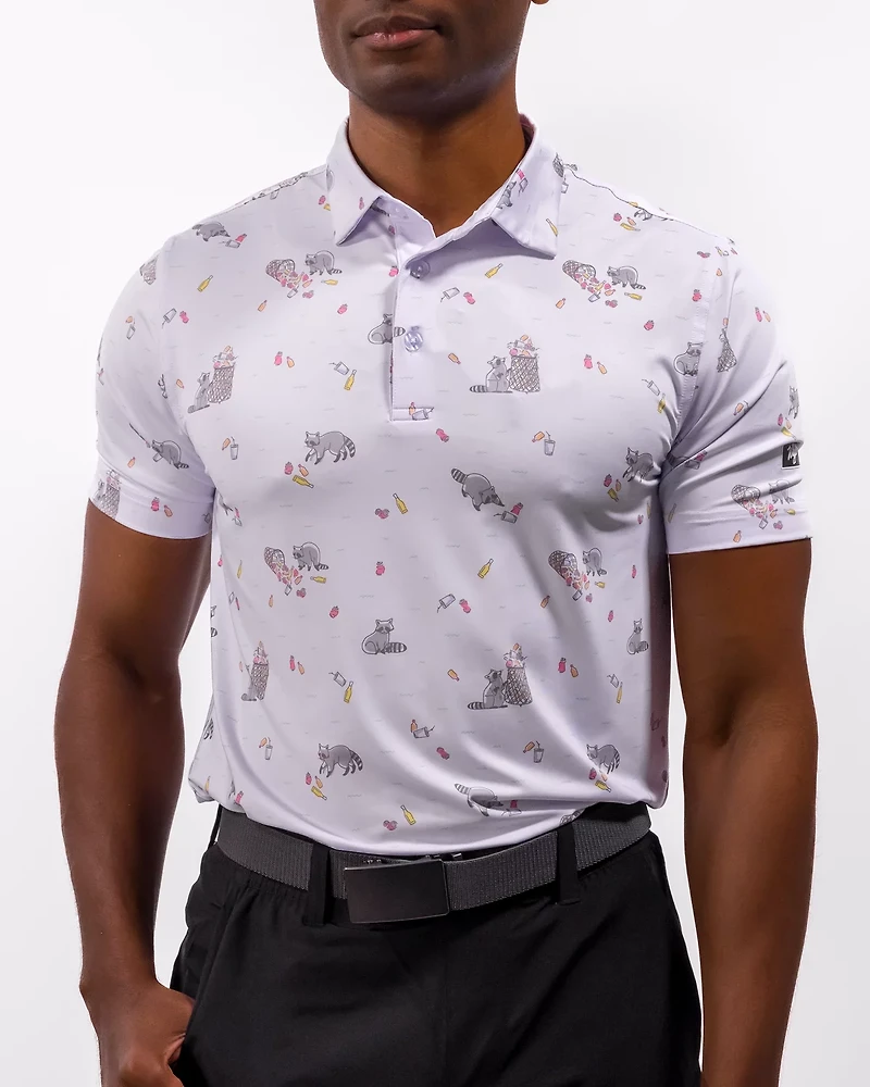 Waggle Men's Bev Cart Bandit Polo