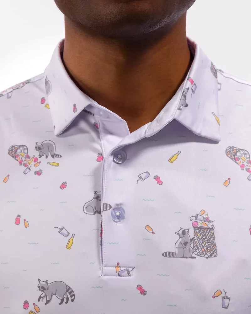 Waggle Men's Bev Cart Bandit Polo