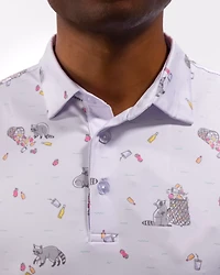 Waggle Men's Bev Cart Bandit Polo