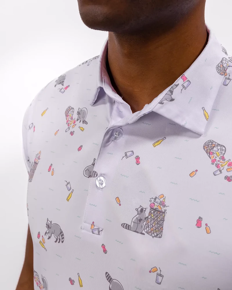 Waggle Men's Bev Cart Bandit Polo