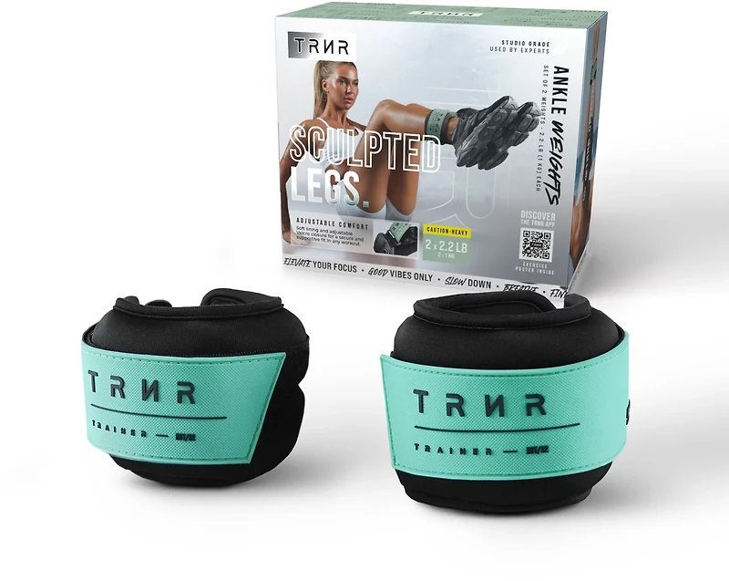 TRNR 4 lb Ankle Weights 2-Pack