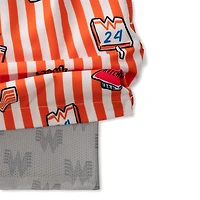 Chubbies Men's The Whataburger Comic Stripes Classic Lined Swim Trunks 5.5