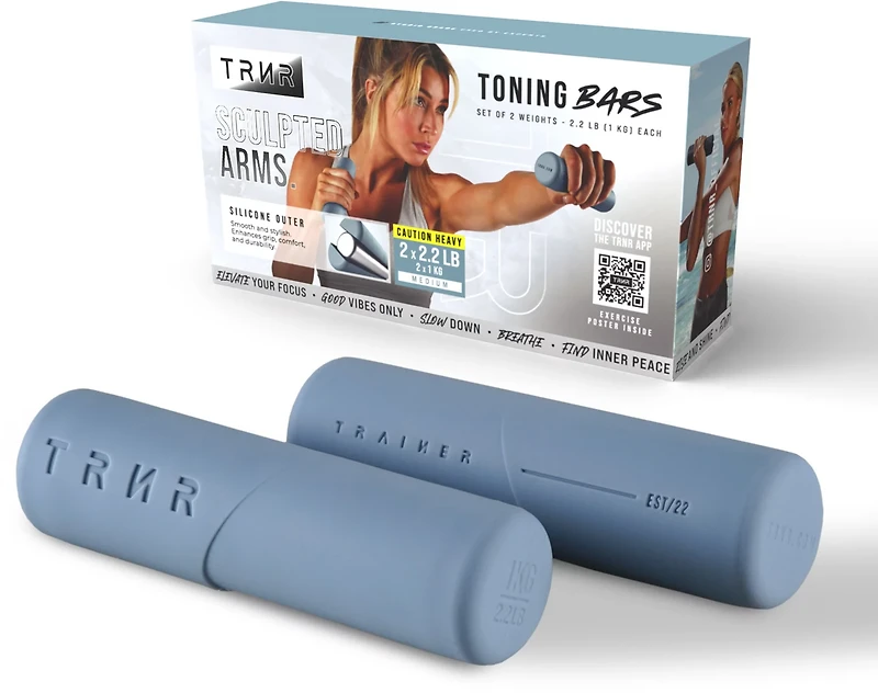 TRNR 2 kg Toning Bars 2-Pack