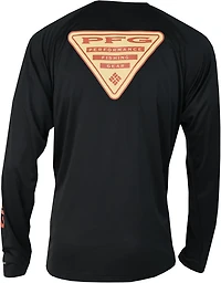 Columbia Sportswear Men's Houston Astros Red Brick Terminal Tackle Long Sleeve T-shirt