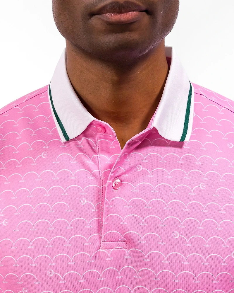 Waggle Men's Off The Pond Pique Polo
