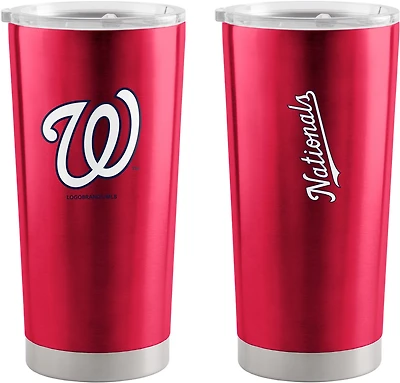 Logo Brands Nationals 20 oz Gameday Stainless Steel Tumbler