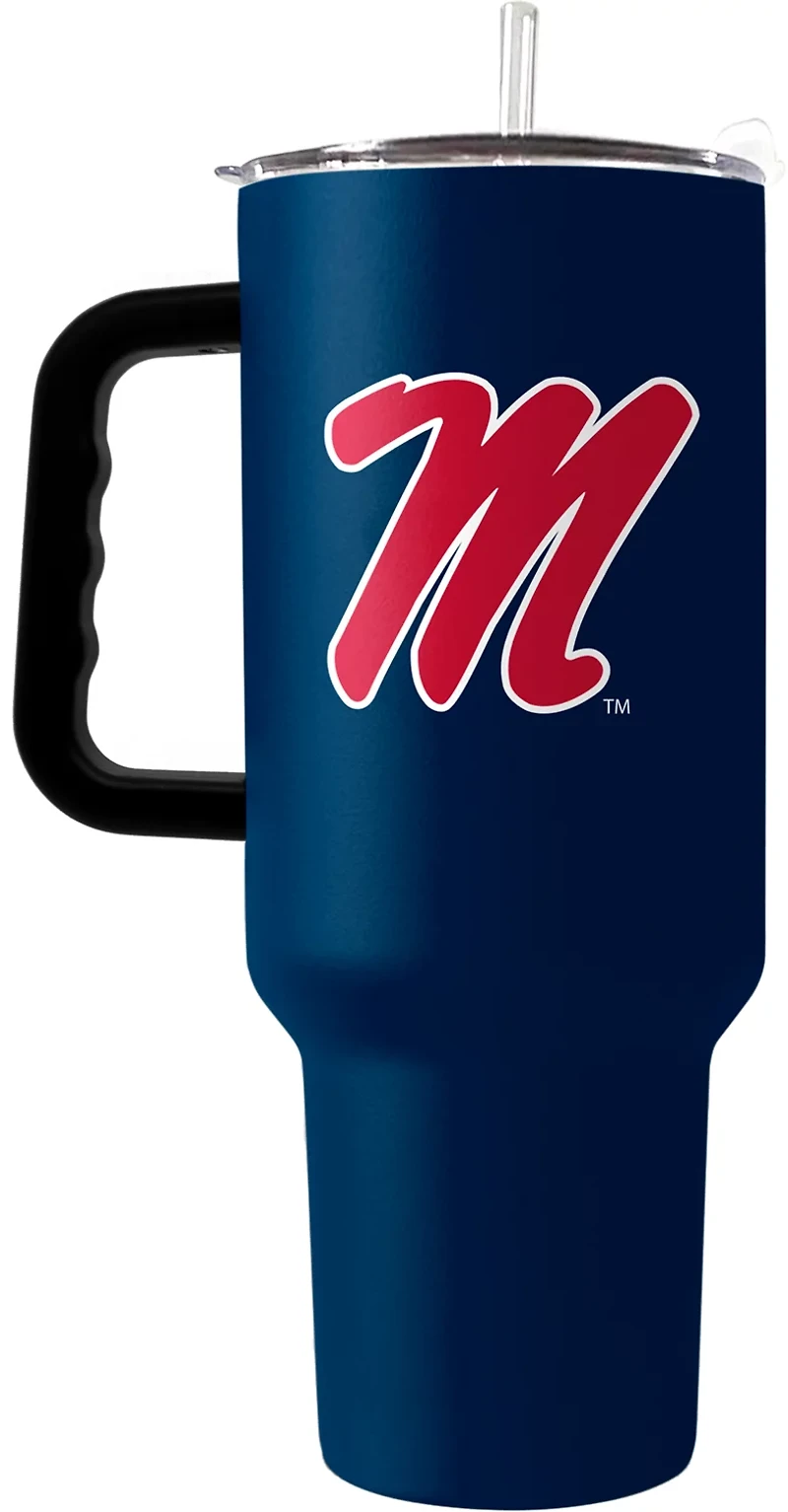 Logo Ole Miss Rebels 40 oz Flipside Powder Coat Tumbler