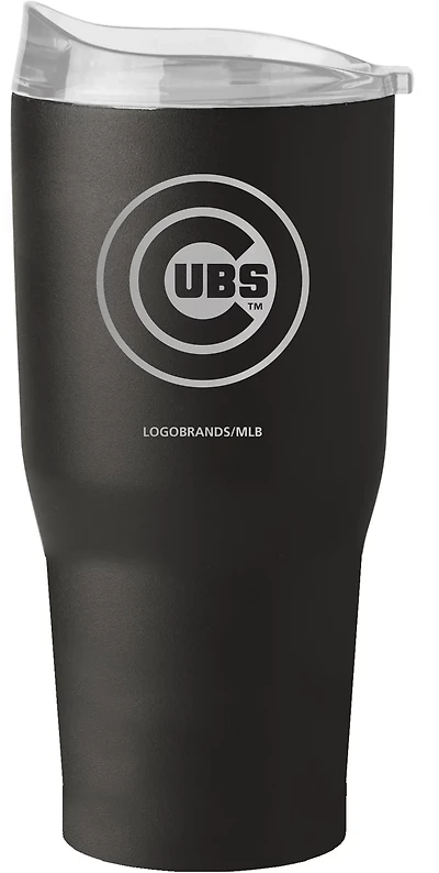 Logo Brands Chicago Cubs 30oz Etch Powder Coat Tumbler