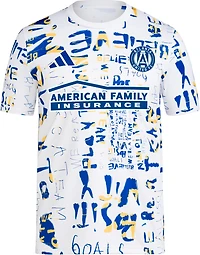 adidas Men's Atlanta United Kick Childhood Cancer Pre-Match Shirt