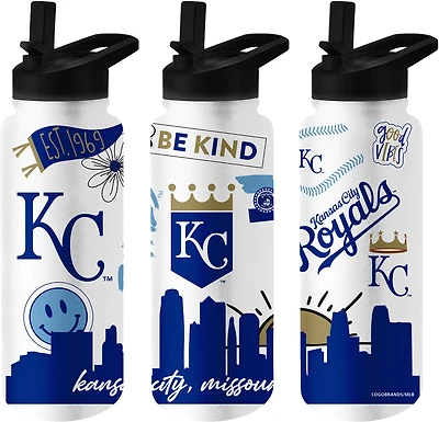 Logo Brands Royals 34 oz Native Quencher Bottle