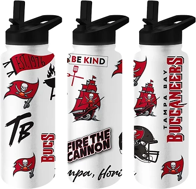 Logo Brands Buccaneers 34 oz Native Quencher Bottle