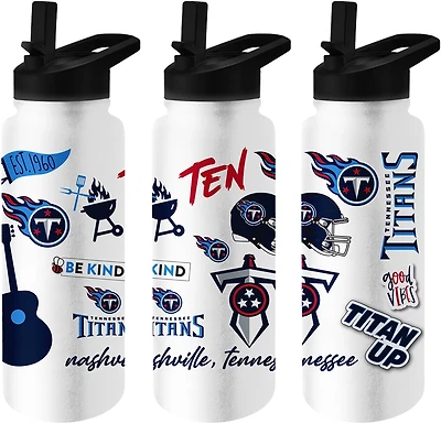 Logo Brands Titans 34 oz Native Quencher Bottle