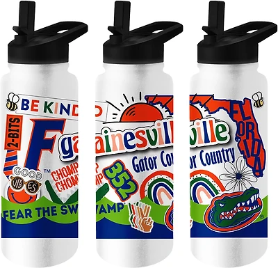 Logo Brands Florida 34 oz Native Quencher Bottle