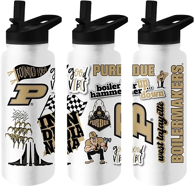 Logo Brands Purdue 34 oz Native Quencher Bottle