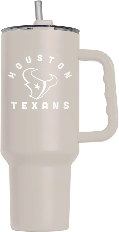 Logo Brands Texans 40 oz Archway Powder Coat Tumbler